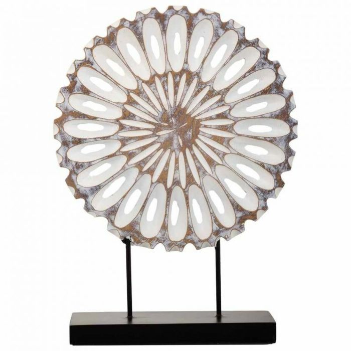 Figura Decorativa Alexandra House Living Blanco Poliresina 9 x 40 x 29 cm 5