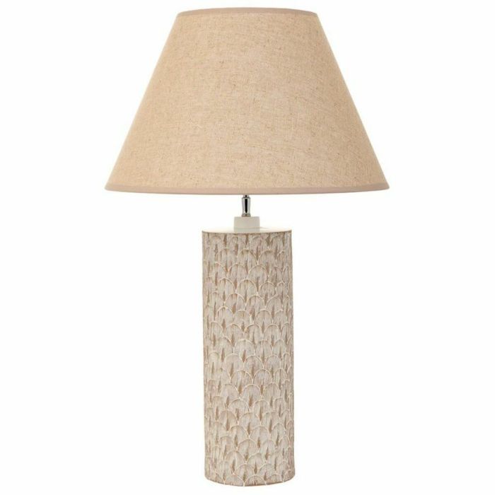 Lámpara de mesa Alexandra House Living Beige Poliresina 220-240 V 14 x 51 x 14 cm 7