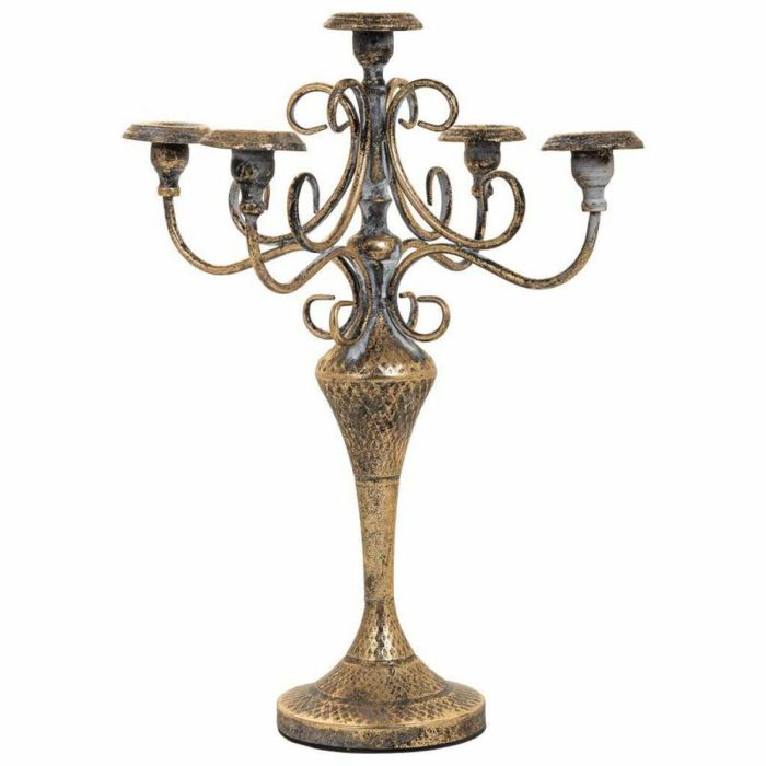 Candelabro Alexandra House Living Oro Hierro 29 x 47 x 29 cm 5