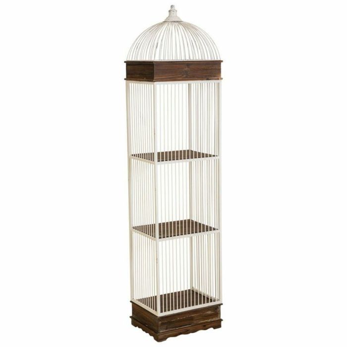 Estantería Alexandra House Living Blanco Metal Madera MDF 31 x 172 x 41 cm 3