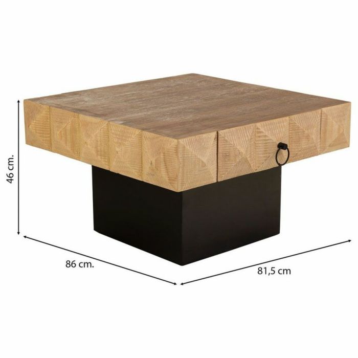 Mesa de Centro Alexandra House Living Marrón Madera de abeto Madera MDF 86 x 46 x 81 cm 5