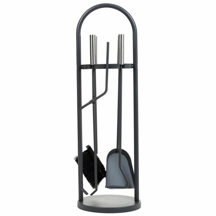 Utensilios para Chimenea Alexandra House Living Negro Hierro 22 x 68 x 22 cm 4