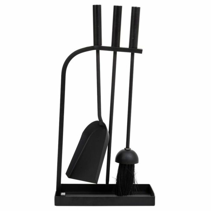 Utensilios para Chimenea Alexandra House Living Negro Hierro 15 x 47 x 23 cm 4