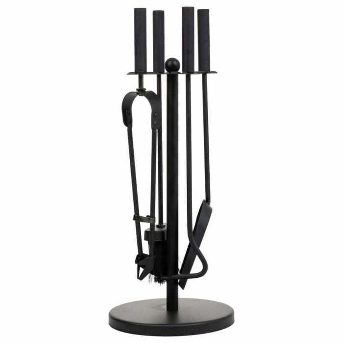 Utensilios para Chimenea Alexandra House Living Negro Hierro 22 x 48 x 22 cm 4