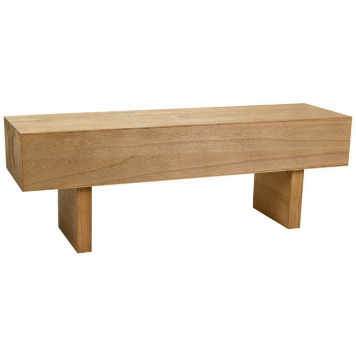 Mesa auxiliar Alexandra House Living Marrón Cuerda Madera de abeto Madera de Paulonia 36 x 45 x 130 cm 4