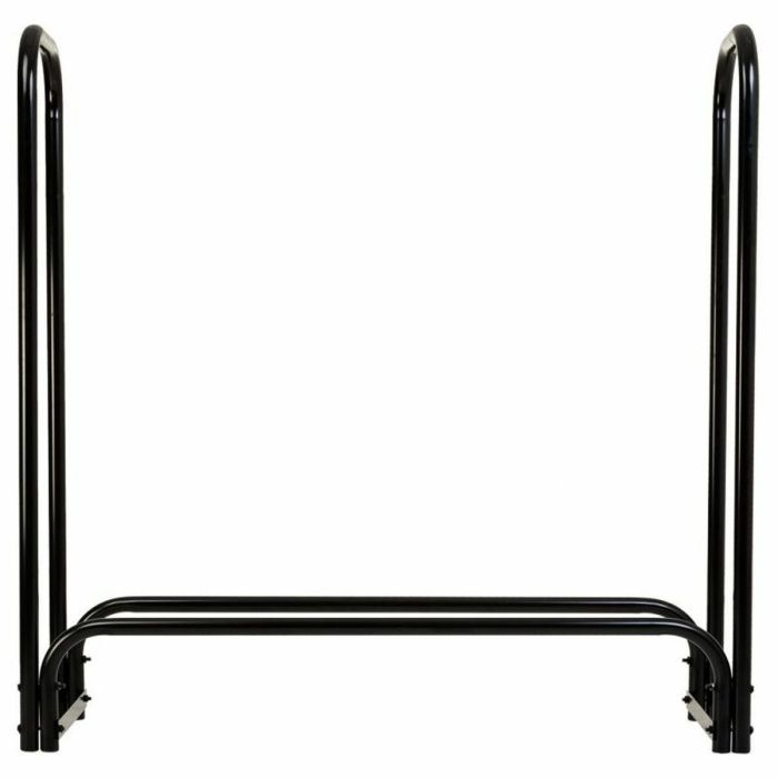 Soporte para Leña Alexandra House Living Negro Hierro 34 x 124 x 124 cm 5