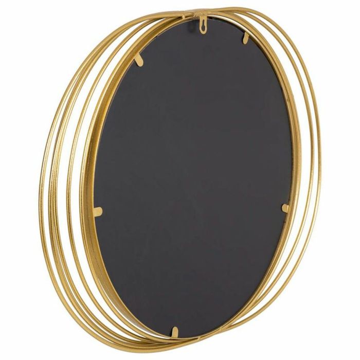 Espejo de pared Alexandra House Living Oro Metal Hierro Espejo 4 x 49 x 66 cm 5