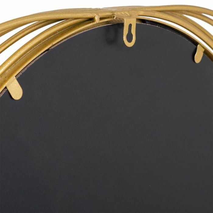 Espejo de pared Alexandra House Living Oro Metal Hierro Espejo 4 x 49 x 66 cm 1