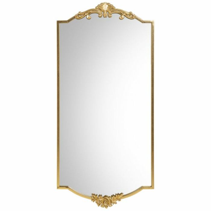 Espejo de pared Alexandra House Living Oro Metal Hierro Espejo 3 x 107 x 50 cm 6