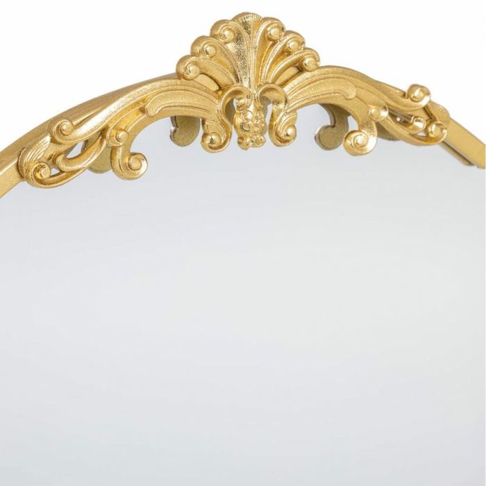 Espejo de pared Alexandra House Living Oro Metal Hierro Espejo 3 x 107 x 50 cm 3