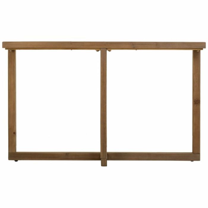 Recibidor Alexandra House Living Marrón Hierro Madera de abeto Vidrio templado 33 x 75 x 120 cm