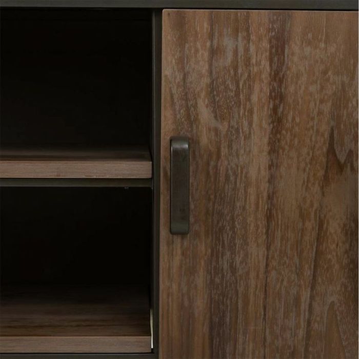 Cajonera multiusos Alexandra House Living Marrón Madera Hierro Chapa Madera de abeto 42 x 58 x 150 cm 1