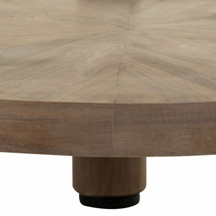 Mesa de Centro Alexandra House Living Marrón Madera Hierro Chapa Madera de abeto 110 x 46 x 110 cm 1