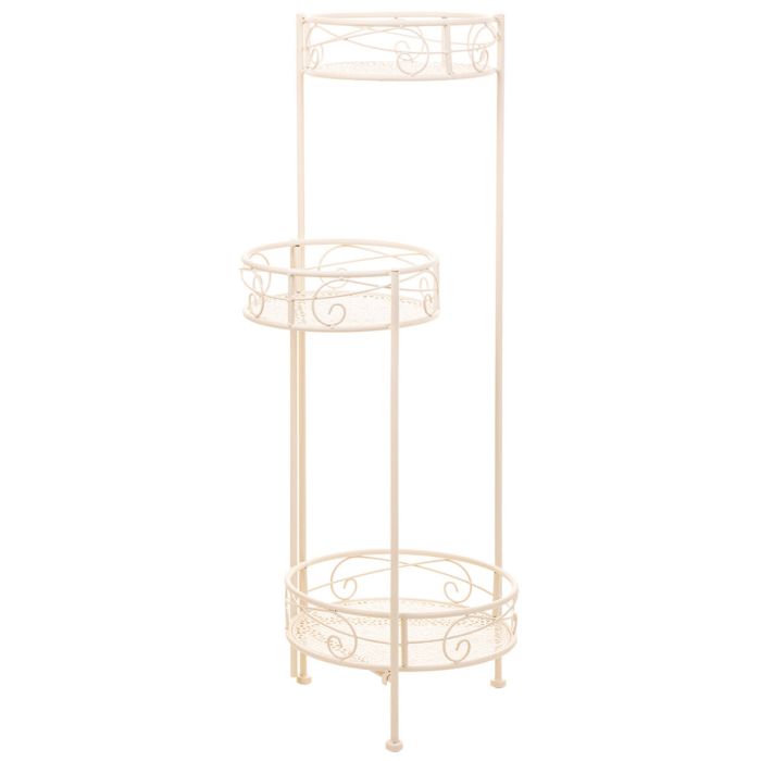 Soporte para Maceta Alexandra House Living Blanco Metal Hierro 25 x 158 x 40 cm