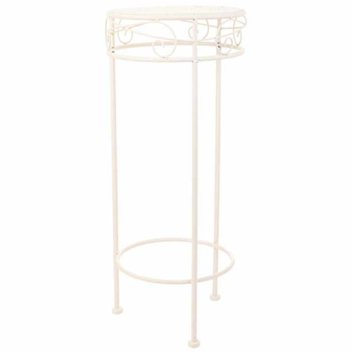 Soporte para Maceta Alexandra House Living Blanco Metal Hierro 28 x 120 x 58 cm 4