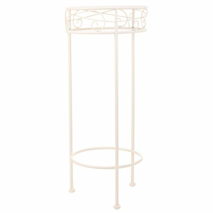 Soporte para Maceta Alexandra House Living Blanco Metal Hierro 28 x 120 x 58 cm 3