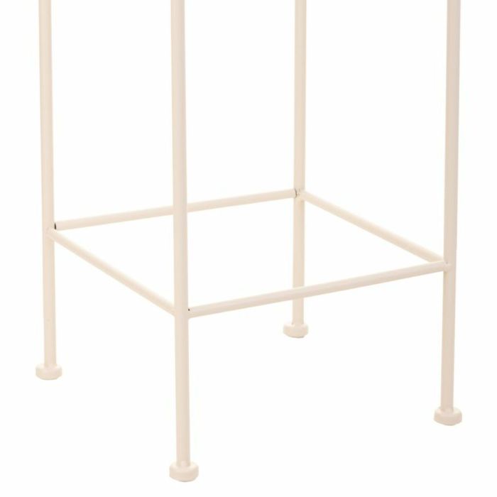 Soporte para Maceta Alexandra House Living Blanco Metal Hierro 28 x 160 x 58 cm 1