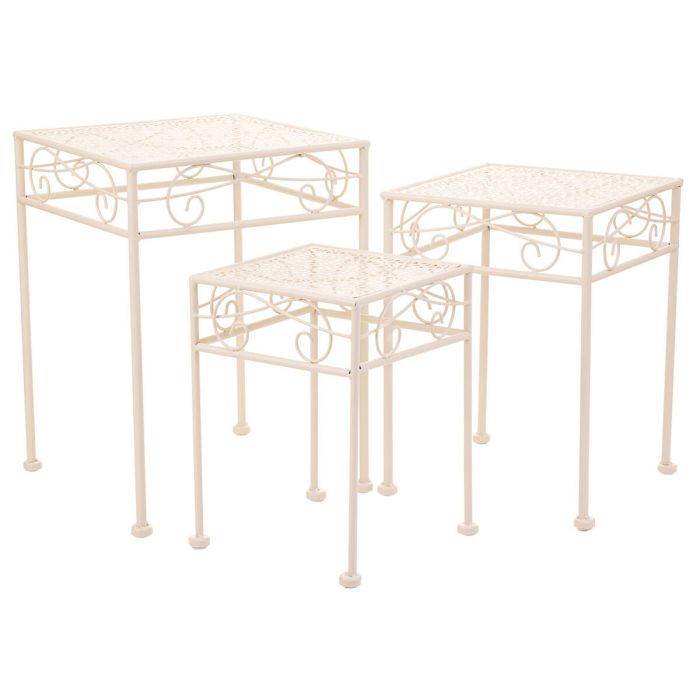 Soporte para Maceta Alexandra House Living Blanco Metal Hierro 25 x 45 x 72 cm