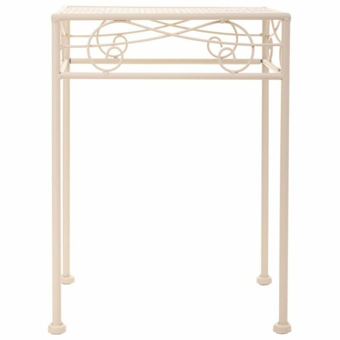 Soporte para Maceta Alexandra House Living Blanco Metal Hierro 25 x 45 x 72 cm 2