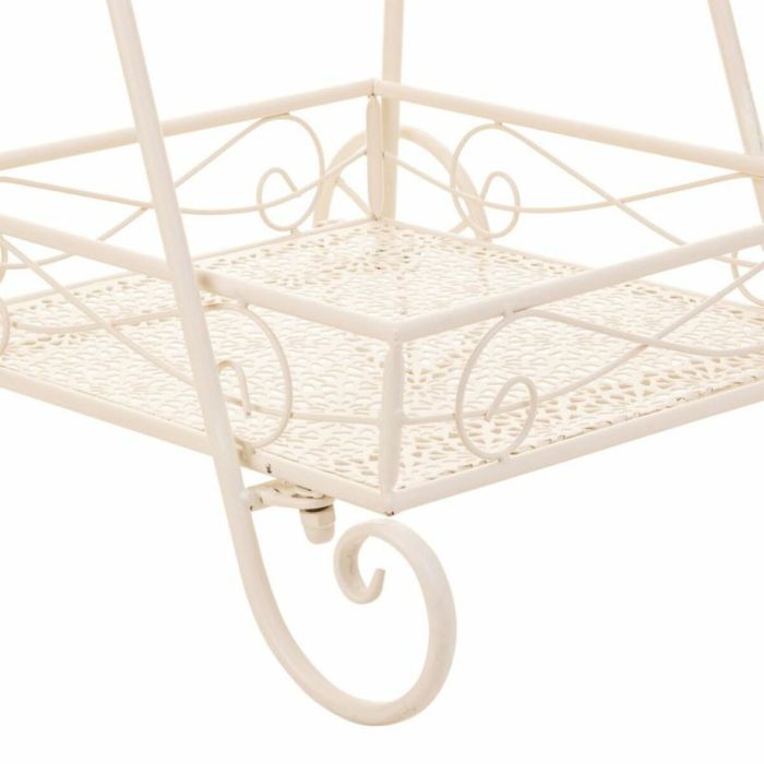 Soporte para Maceta Alexandra House Living Blanco Metal Hierro 23 x 65 x 28 cm 1