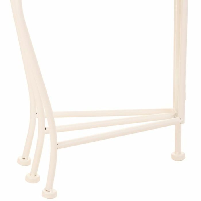 Soporte para Maceta Alexandra House Living Blanco Metal Hierro 34 x 76 x 40 cm 2