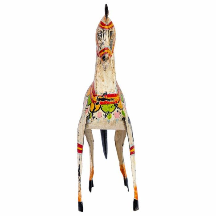 Figura Decorativa Alexandra House Living Madera de mango Caballo 7 x 24 x 22 cm 4