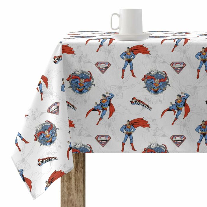 Mantel resinado antimanchas Superman 05 Multicolor 150 x 150 cm