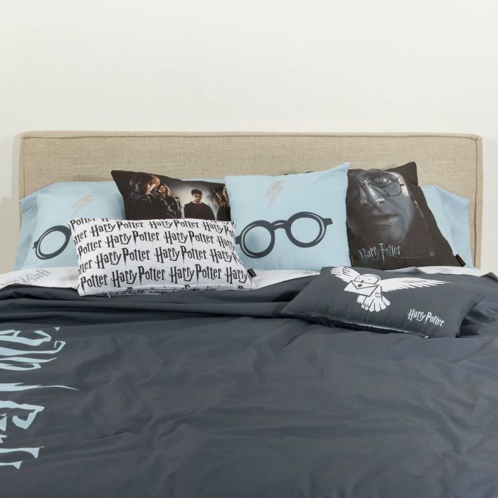 Funda Nórdica Harry Potter Deep Multicolor 175 Hilos 140 x 200 cm Cama de 80 4