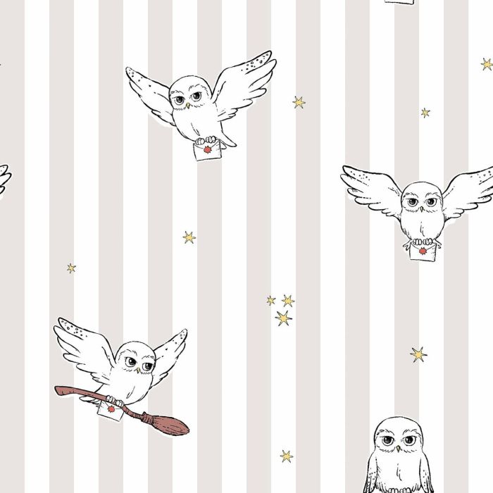 Funda Nórdica Harry Potter Hedwig Flying Multicolor 140 x 200 cm Cama de 80 1