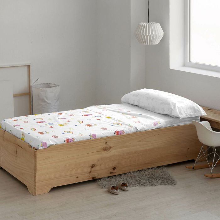 Juego de Sábanas Peppa Pig Peace Multicolor 2