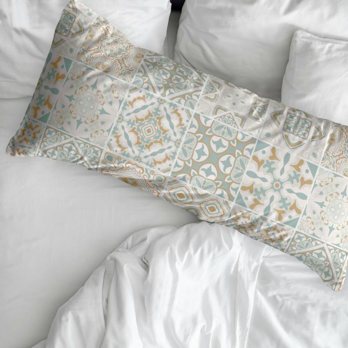 Funda de almohada Decolores Tauranga Multicolor 45 x 125 cm Algodón 1