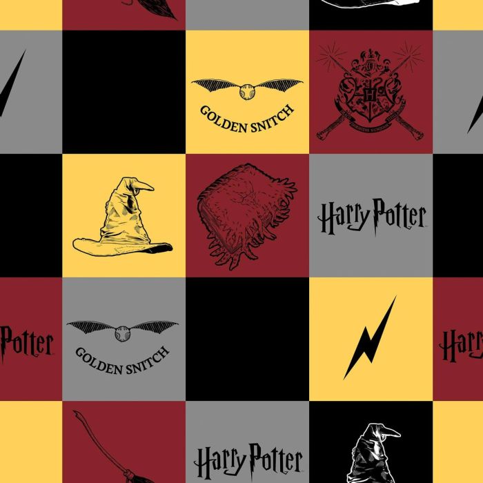 Colcha Harry Potter Hogwarts Multicolor 235 x 270 cm 235 x 3 x 270 cm Cama 135 cm 1