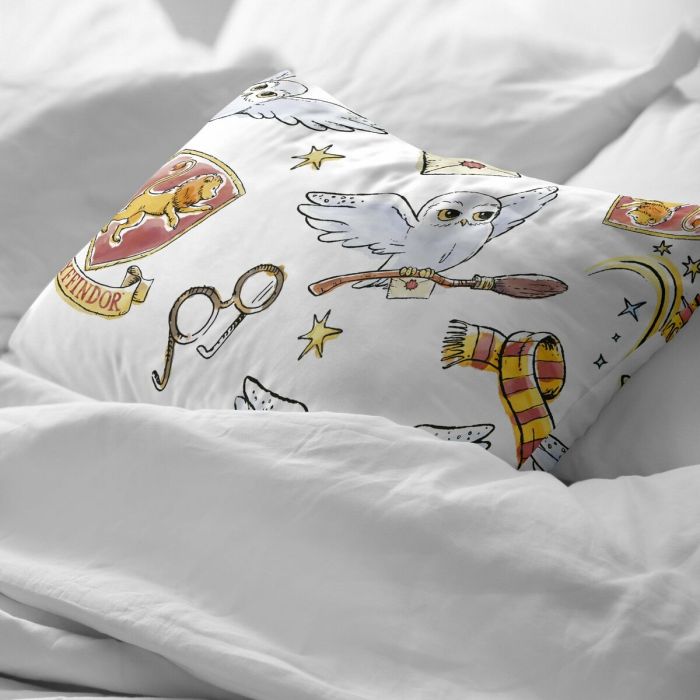 Funda de almohada Harry Potter Hedwig Multicolor 45 x 110 cm 100 % algodón 1