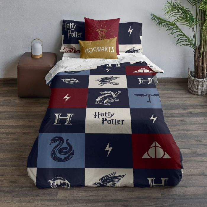 Funda Nórdica Harry Potter 140 x 200 cm Cama de 80 2