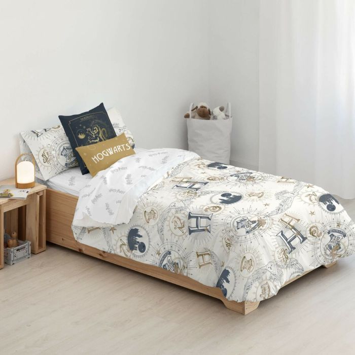 Funda Nórdica Harry Potter Beige 140 x 200 cm Cama de 80 5