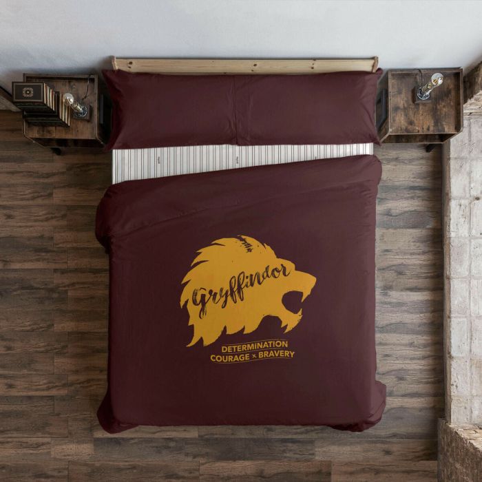 Funda Nórdica Harry Potter Gryffindor Values Multicolor 175 Hilos 220 x 220 cm Cama de 135/140