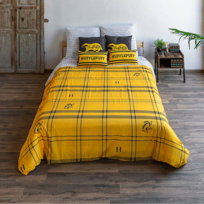 Funda Nórdica Harry Potter Hufflepuff Amarillo 180 x 220 cm Cama de 105 3