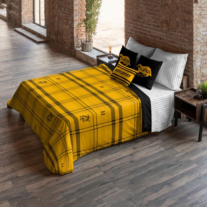 Funda Nórdica Harry Potter Hufflepuff Amarillo 180 x 220 cm Cama de 105 1