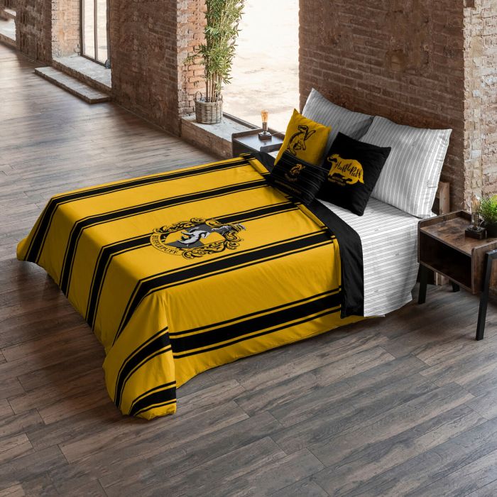 Funda Nórdica Harry Potter Hufflepuff Amarillo Negro 220 x 220 cm Cama de 135/140 4