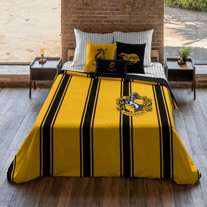 Funda Nórdica Harry Potter Hufflepuff Amarillo Negro 220 x 220 cm Cama de 135/140 3