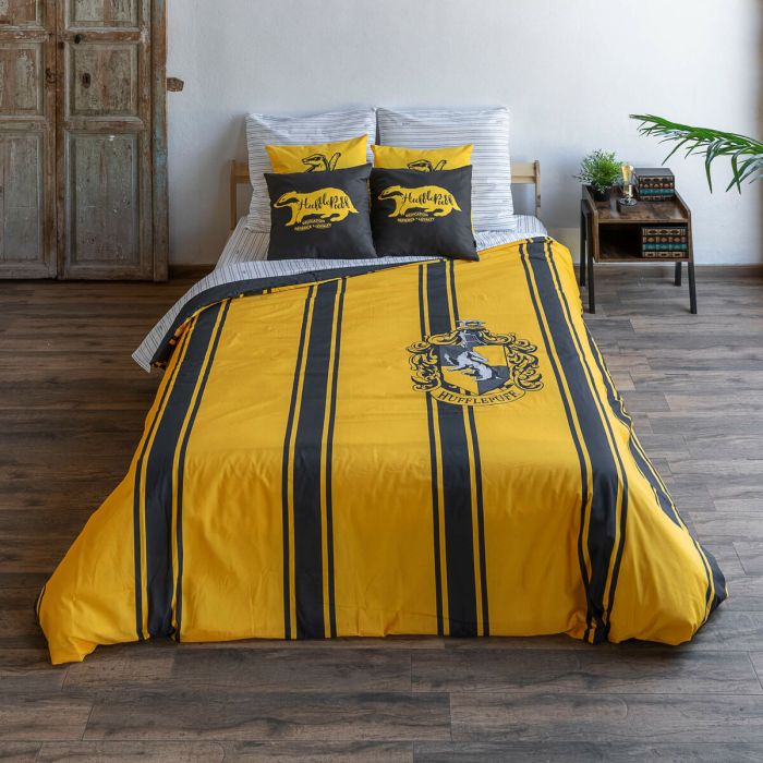 Funda Nórdica Harry Potter Hufflepuff Amarillo Negro 220 x 220 cm Cama de 135/140 1