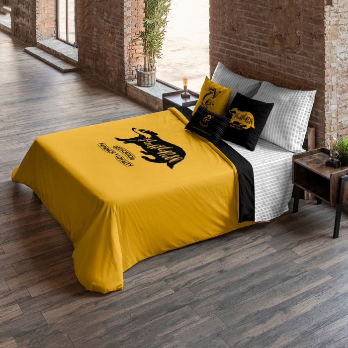 Funda Nórdica Harry Potter Hufflepuff Values Amarillo 220 x 220 cm Cama de 135/140 3