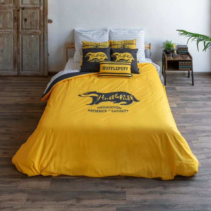 Funda Nórdica Harry Potter Hufflepuff Values Amarillo 220 x 220 cm Cama de 135/140 2