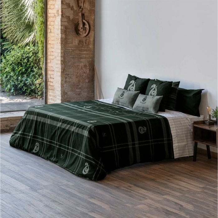 Funda Nórdica Harry Potter Slytherin 140 x 200 cm Cama de 80 1