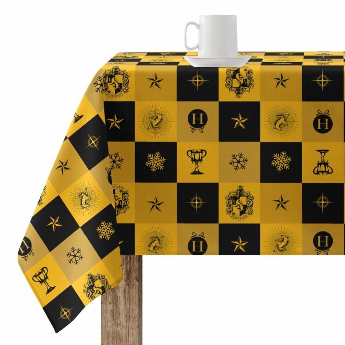 Mantel resinado antimanchas Harry Potter Hufflepuff Multicolor 300 x 150 cm