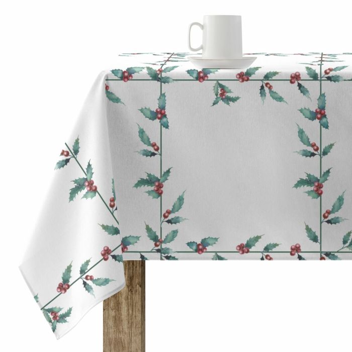 Mantel resinado antimanchas Belum White Christmas Multicolor 250 x 150 cm