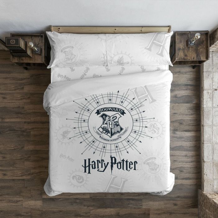 Funda Nórdica Harry Potter Dormiens Draco Multicolor 175 Hilos 155 x 220 cm Cama de 90