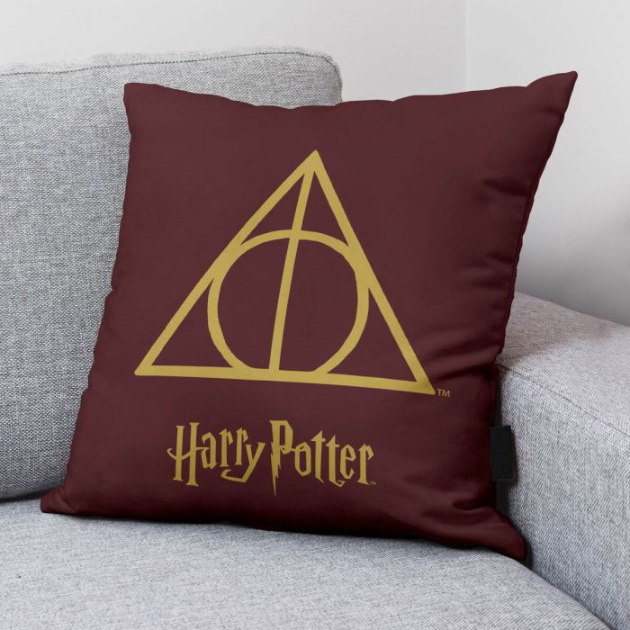 Funda de cojín Harry Potter Deathly Hallows 50 x 50 cm 1