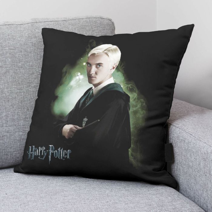 Funda de cojín Harry Potter Draco Negro 50 x 50 cm 1