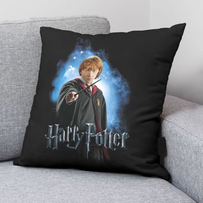 Funda de cojín Harry Potter Ron Weasley Negro 50 x 50 cm 1